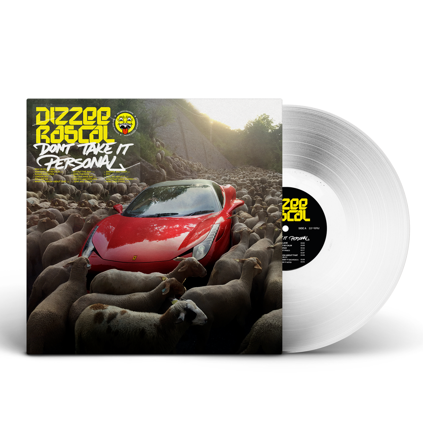 'Don't Take It Personal' Exclusive Transparent Vinyl