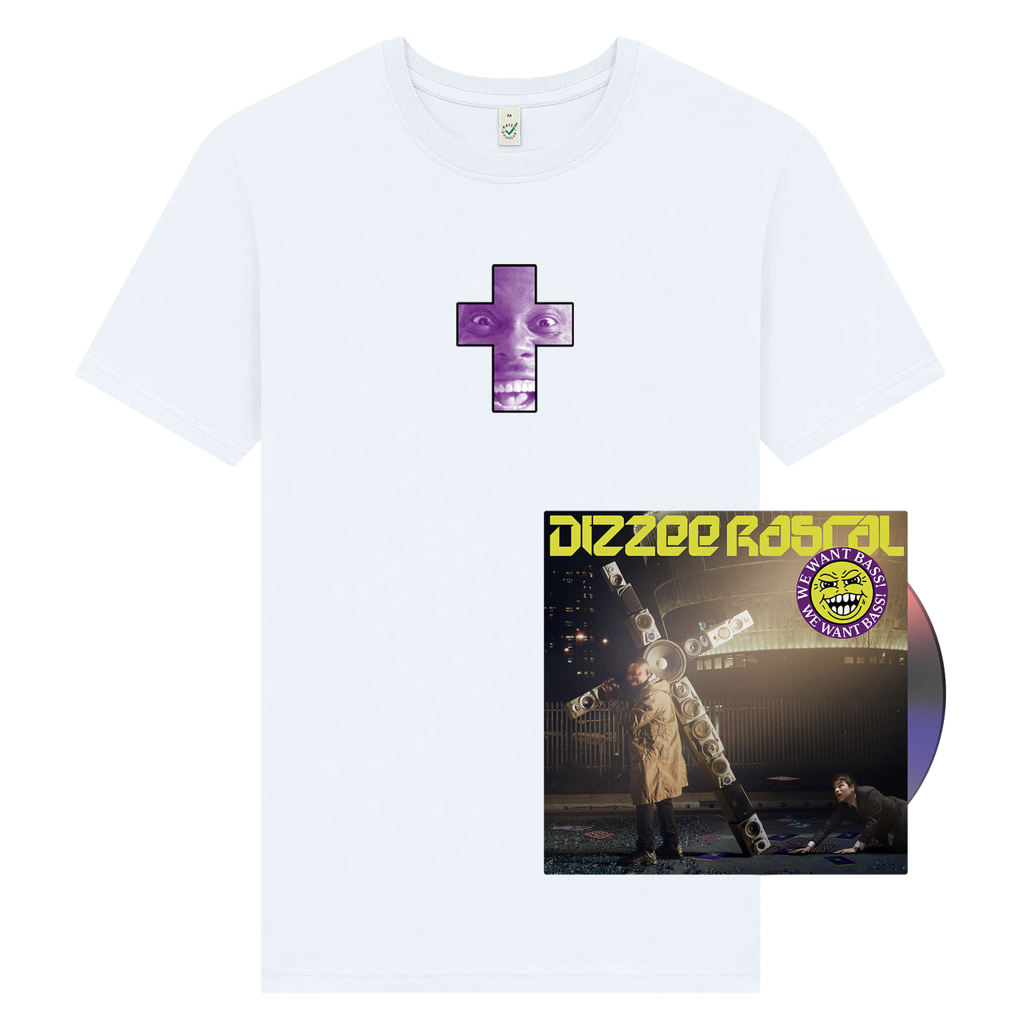 CD + White T-Shirt Bundle
