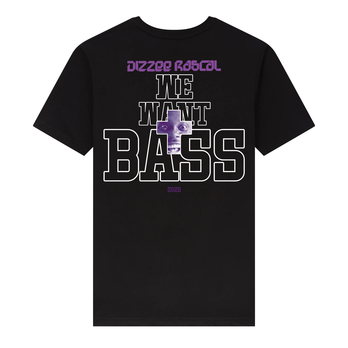 'We Want Bass' Cross T-Shirt (Black)
