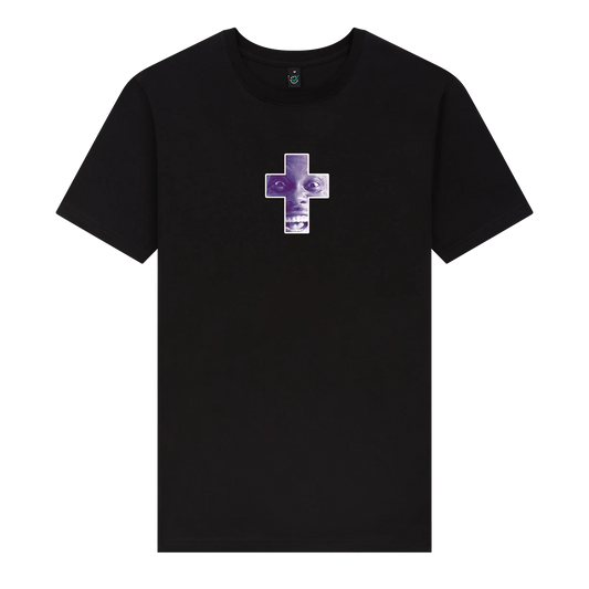 'We Want Bass' Cross T-Shirt (Black)